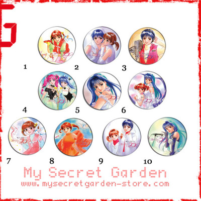 Fancy Lala The Magic Stage 魔法のステージ・ファンシーララ Anime Pinback Button Badge Set ( or Hair Ties / 4.4 cm Badge / Magnet / Keychain Set )